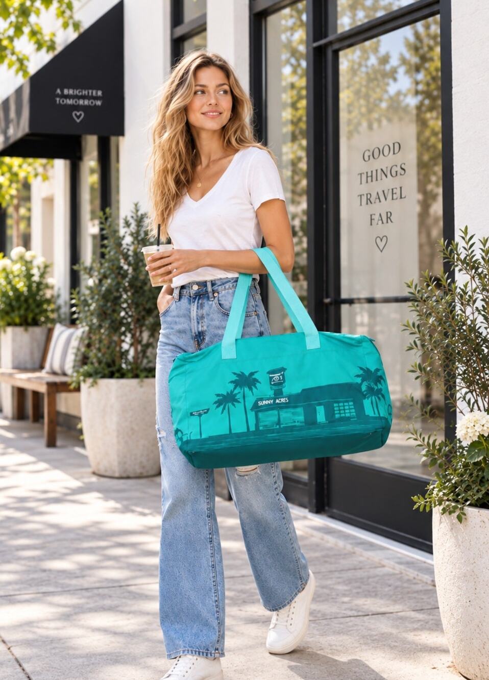 Trader Joe's Sage Green Insulated Tote Cooler Bag Reusable Grocery Shopping